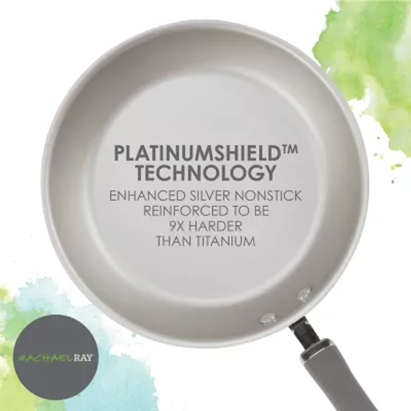 Rachael Ray Create Delicious 9.5" Non-Stick Deep Skillet with Lid