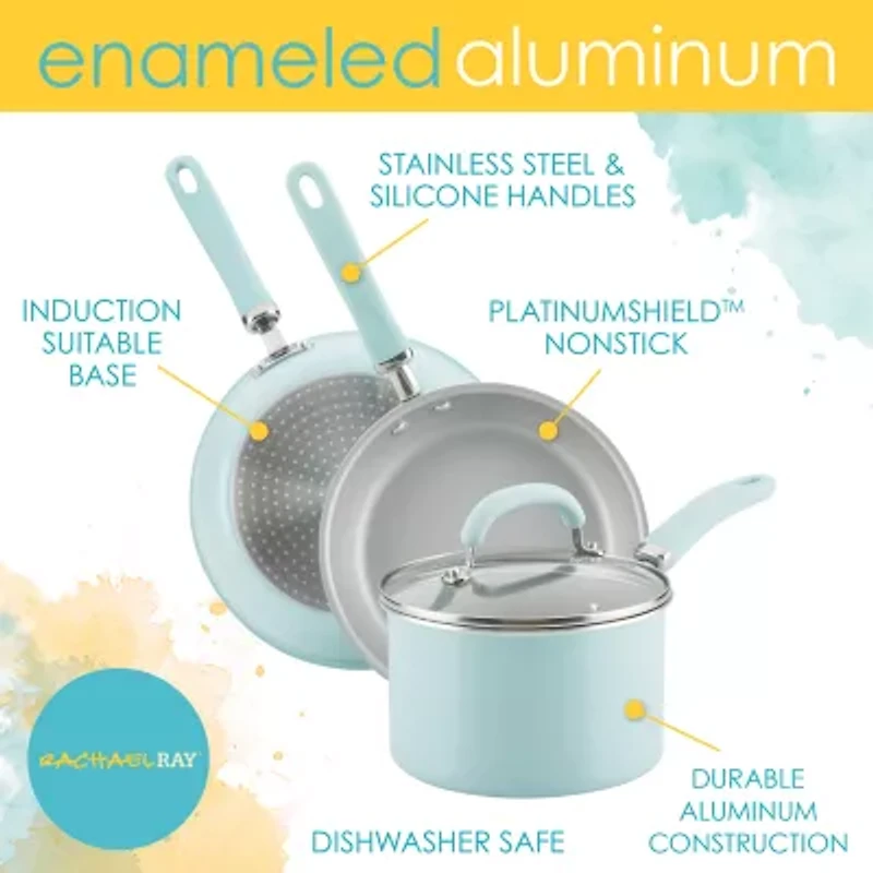 Rachael Ray Create Delicious 13-pc. Aluminum Non-Stick Cookware Set