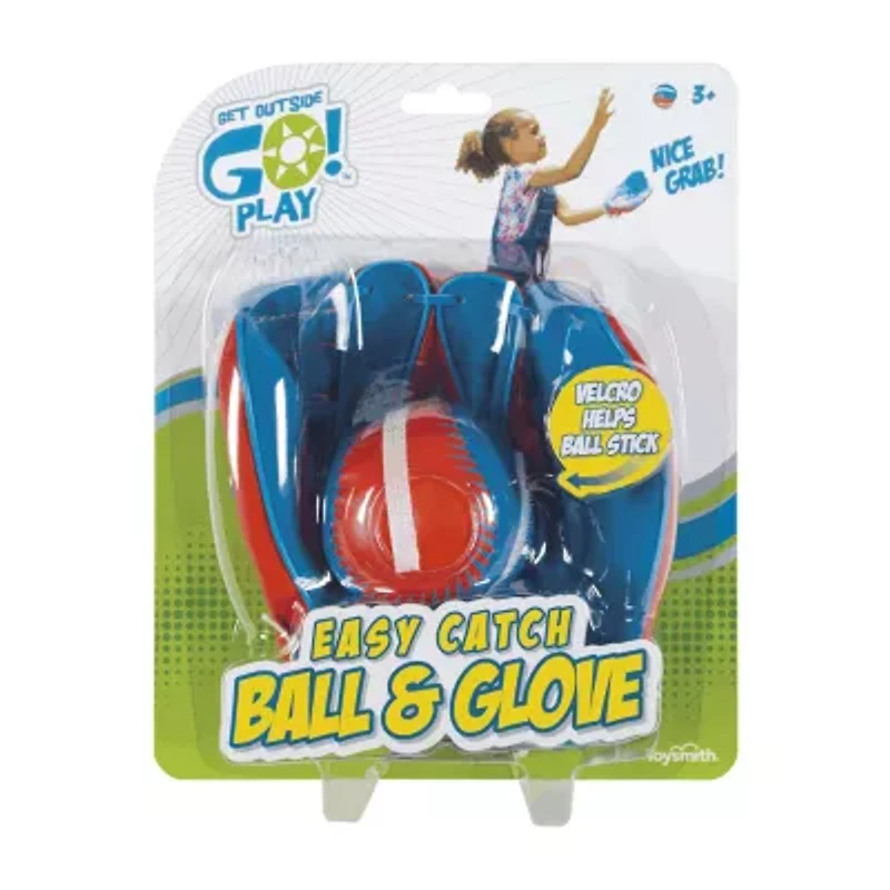 Toysmith Toysmith Get Outside Go Super Sport Easy Catch Ball & Glove Set (Packaging May Vary) Outdoor Play Set