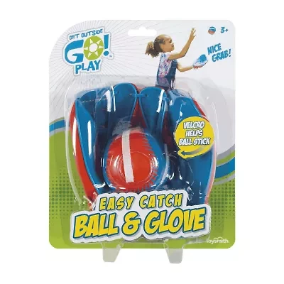 Toysmith Toysmith Get Outside Go Super Sport Easy Catch Ball & Glove Set (Packaging May Vary) Outdoor Play Set