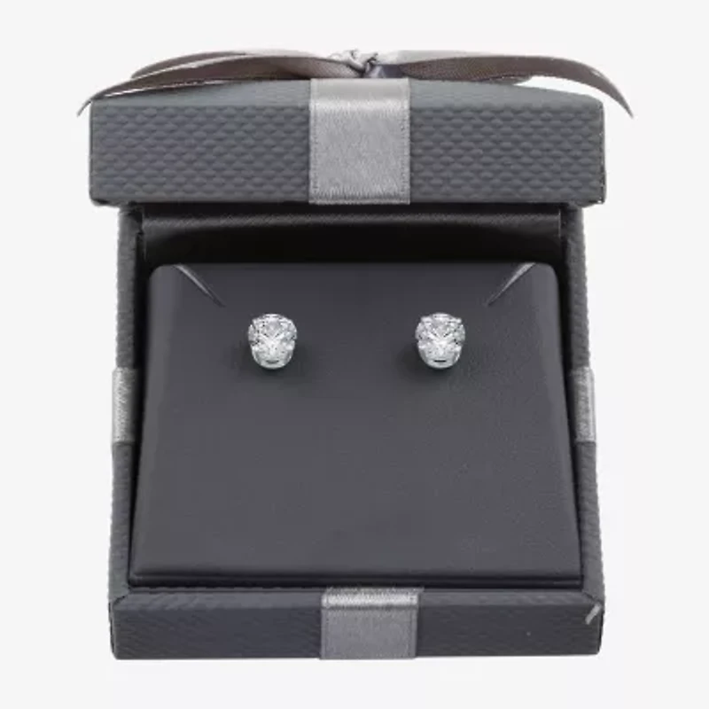 Ever Star (G / VS2) 2 CT. T.W. Lab Grown White Diamond 14K Gold 6.3mm Round Stud Earrings
