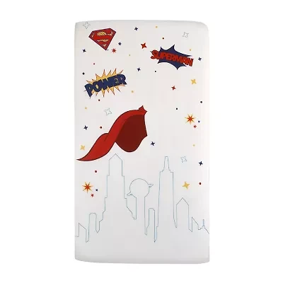 Warner Bros Superman Crib Sheet
