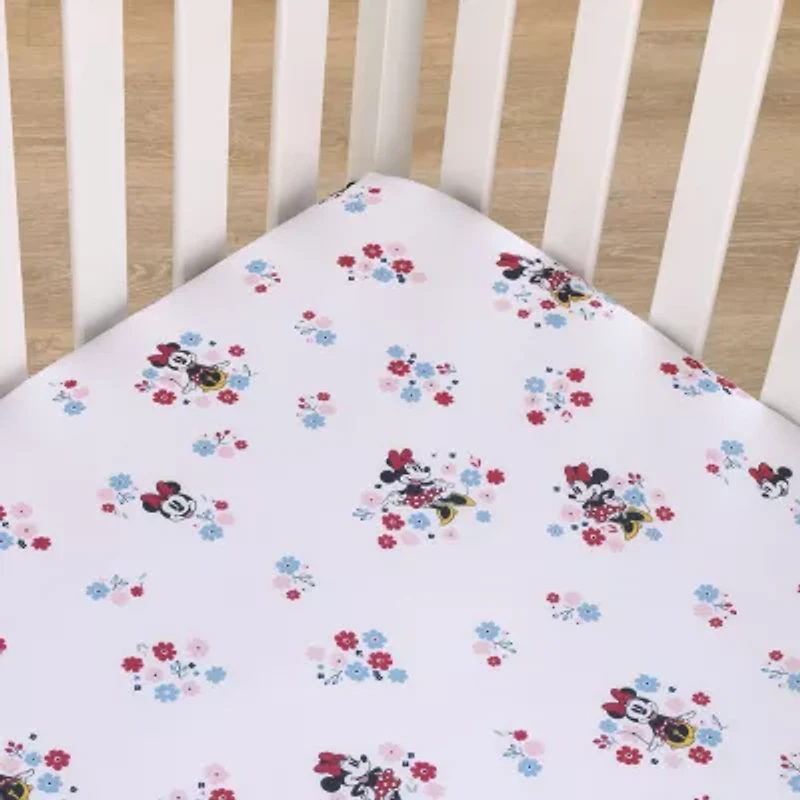 Disney Collection Minnie Mouse Crib Sheet