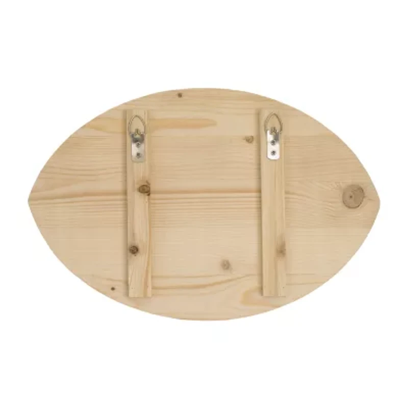 Nojo Lets Play Football Wood Wall Art