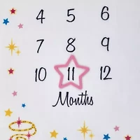 Warner Bros Wonder Woman Baby Milestone Blanket