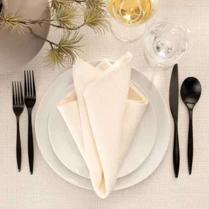 Elrene Home Fashions Water & Stain Resistant Laurel Set 4-pc. Napkins