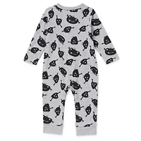 Okie Dokie Baby Boys Crew Neck Long Sleeve Rib Jumpsuit