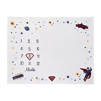 Warner Bros Superman Baby Milestone Blanket