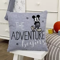 Disney Collection Mickey Mouse Square Throw Pillow