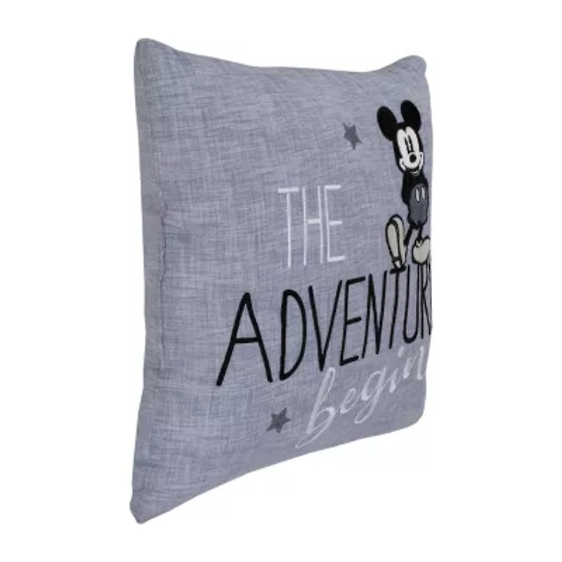 Disney Collection Mickey Mouse Square Throw Pillow