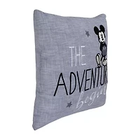 Disney Collection Mickey Mouse Square Throw Pillow