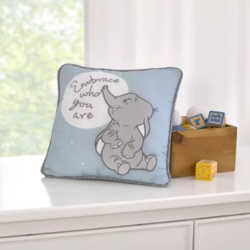 Disney Collection Dumbo Square Throw Pillow