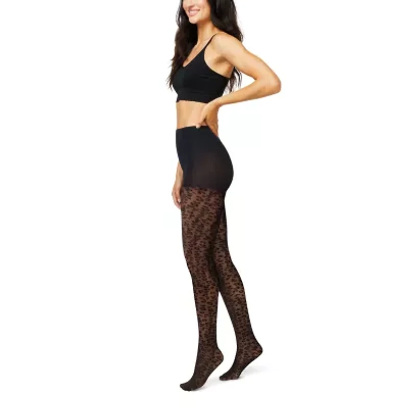 Hanes Womens Ecosmart Control Top Animal Tights