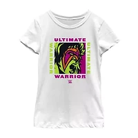 Little & Big Kid Girls Crew Neck Short Sleeve Regular Fit WWE Graphic T-Shirt