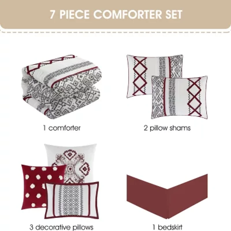 Stratford Park Anis 7pc Midweight Comforter Set