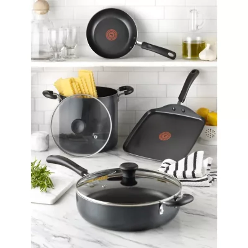 T-Fal Essentials 20-pc. Aluminum Non-Stick Cookware Set