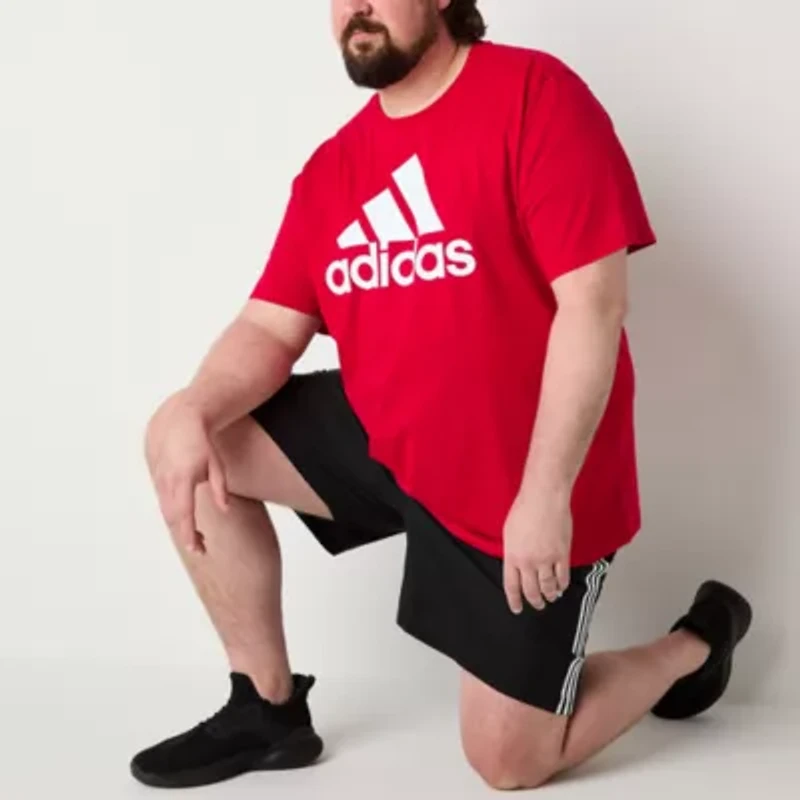 adidas Mens Crew Neck Short Sleeve Active Big and Tall T-Shirt