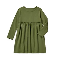 Okie Dokie Toddler & Little Girls Long Sleeve A-Line Dress