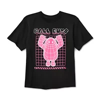 Fall Guys Little & Big Kid Boys Crew Neck Short Sleeve Regular Fit Graphic T-Shirt