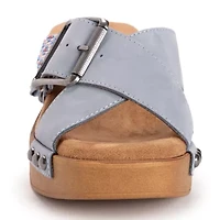 Muk Luks Womens Charlotte Wedge Sandals