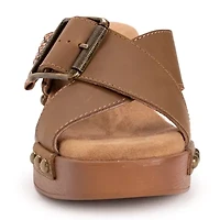 Muk Luks Womens Charlotte Wedge Sandals