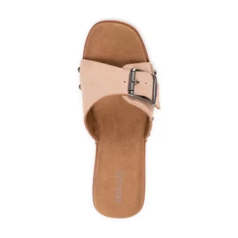 Muk Luks Womens Cora Wedge Sandals