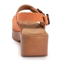 Muk Luks Womens Calliope Wedge Sandals