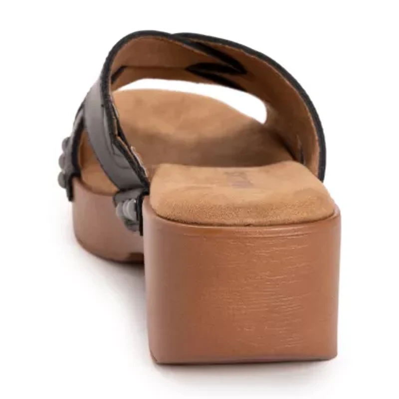 Muk Luks Womens Cadence Wedge Sandals