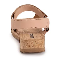 Muk Luks Piper Womens Footbed Sandals