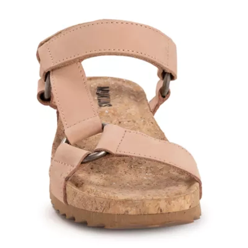 Muk Luks Piper Womens Footbed Sandals