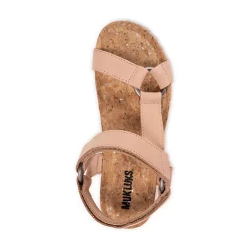 Muk Luks Piper Womens Footbed Sandals
