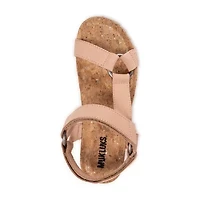 Muk Luks Piper Womens Footbed Sandals