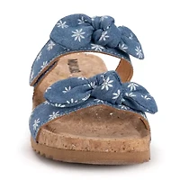 Muk Luks Posie Womens Footbed Sandals