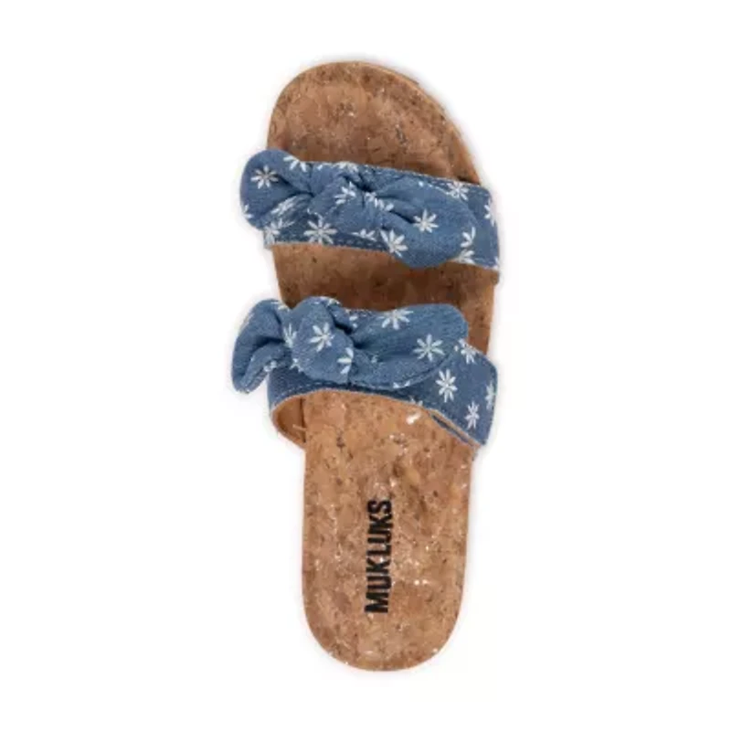 Muk Luks Posie Womens Footbed Sandals