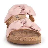 Muk Luks Posie Womens Footbed Sandals