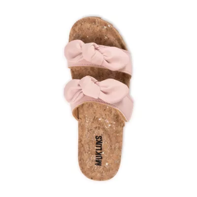 Muk Luks Posie Womens Footbed Sandals