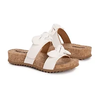 Muk Luks Posie Womens Footbed Sandals