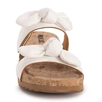 Muk Luks Posie Womens Footbed Sandals