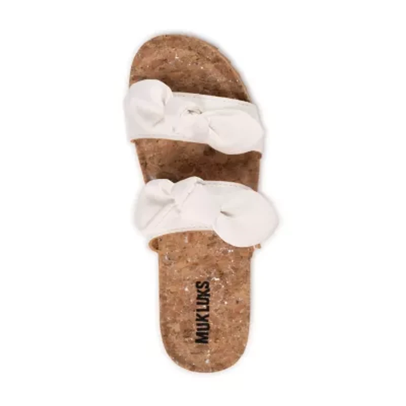 Muk Luks Posie Womens Footbed Sandals