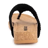 Muk Luks Pippen Womens Footbed Sandals