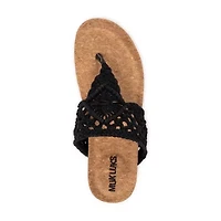 Muk Luks Pippen Womens Footbed Sandals