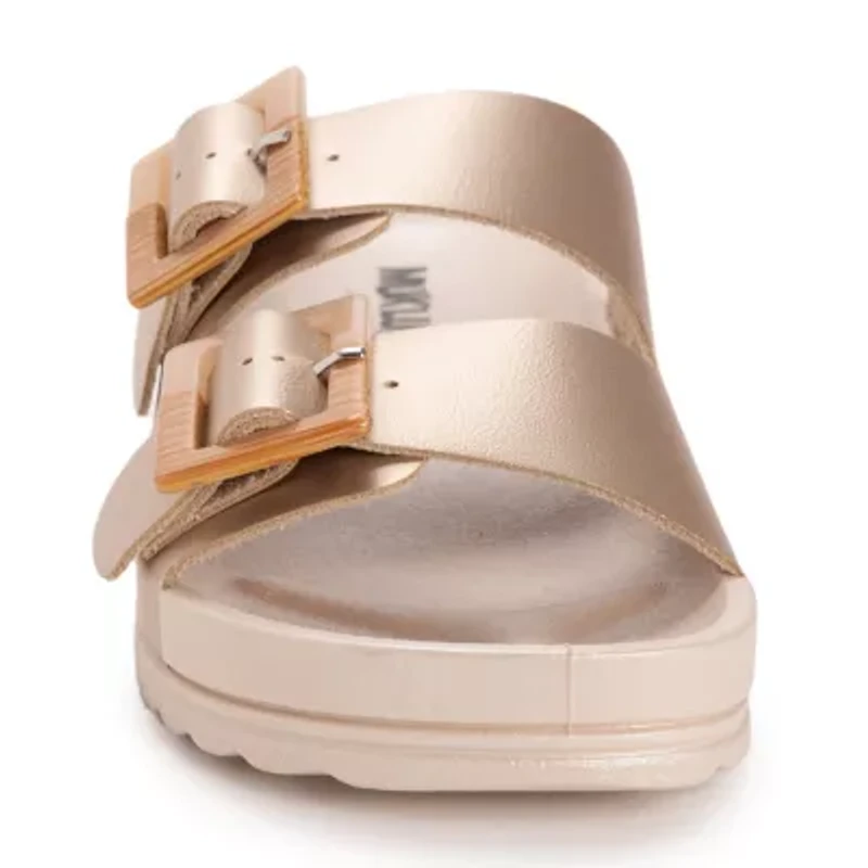 Muk Luks Womens Grand Cayman Flat Sandals