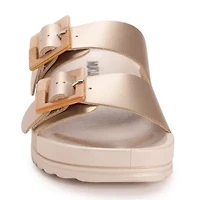 Muk Luks Womens Grand Cayman Flat Sandals