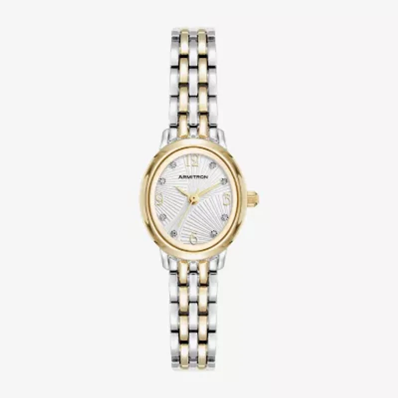 Armitron Womens Two Tone Bracelet Watch 75-5971wttt