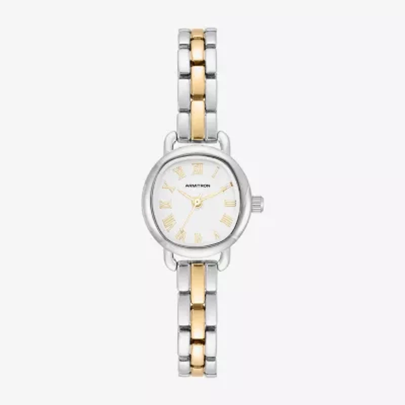 Armitron Womens Two Tone Bracelet Watch 75-5969wttt