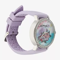 Ed Hardy Womens Purple Strap Watch 15006s-42-F09