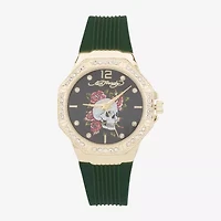 Ed Hardy Womens Green Strap Watch 14970g-42-G22