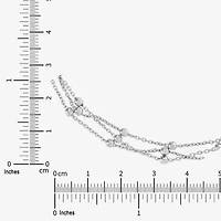 Limited Quantities! Womens Sterling Silver 10 Inch Hollow Cable Ankle Bracelet