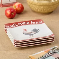 Certified International Vintage Farm 4-pc. Ceramic Dinner Plate