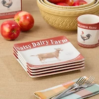 Certified International Vintage Farm 4-pc. Ceramic Salad Plate